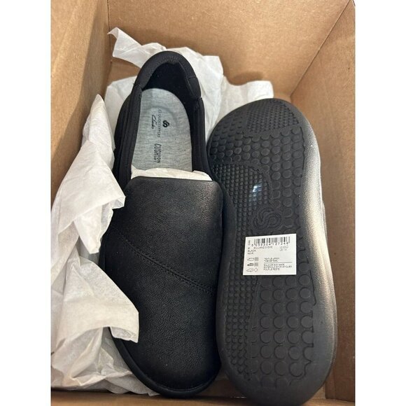 Clarks Women's Sillian 2.0 Eve Loafer - Black Synthetic, Size 7 M US NEW - Picture 6 of 6
